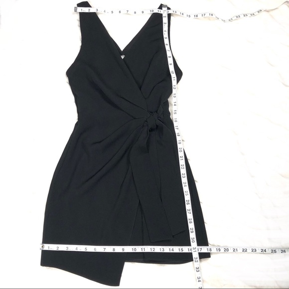 Zara TRF Dress Women’s S Black Wrap detail, with inside zipper. - Picture 8 of 8